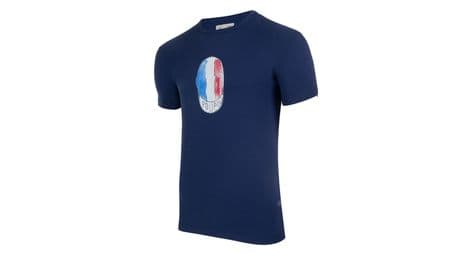 Lebram & sport epoque poupou camiseta de manga corta azul oscuro