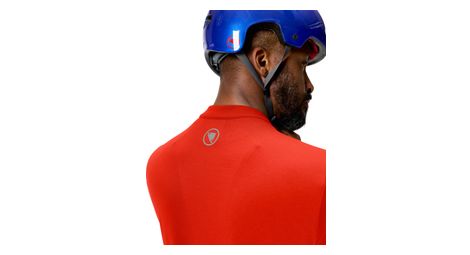 Kurzarm Trikot Loop Full Zip Rot