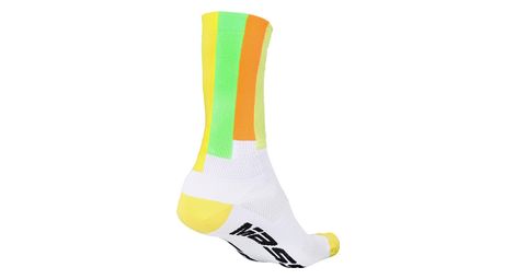 Paire de chaussettes massi blanc jaune