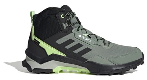 Adidas terrex ax4 mid gtx hiking boots green black men's 45.1/3