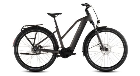 VTC Électrique Cube Touring Hybrid Comfort SLX 800 Trapeze Shimano Nexus 5V Courroie 800 Wh 700 mm Gris Charcoal 2026