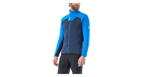 Forro polar Millet Kamet Grid azul para hombre