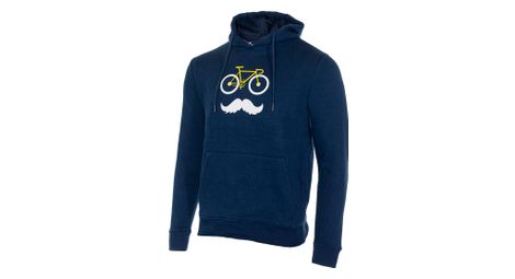 Rubb R Kapuzenpullover Moustache Blau