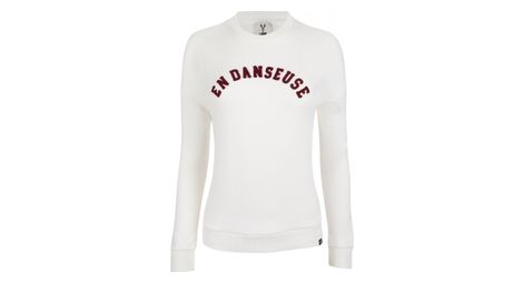 Sweat femme lebram en danseuse blanc marshmallow