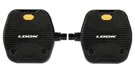 Look geo city grip flat pedals black