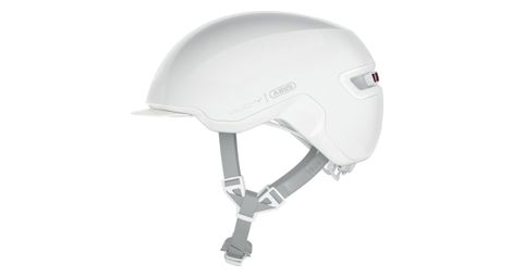 Casco abus hud-y puristic city blanco brillante