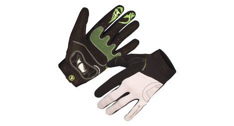 Gants longs endura singletrack ii blanc vert