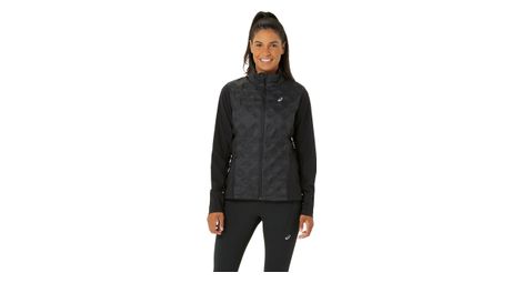 Chaqueta térmica de invierno asics road mujer negro