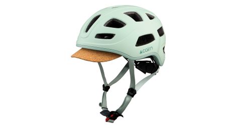 Cairn quartz city casco a led usb mat verde