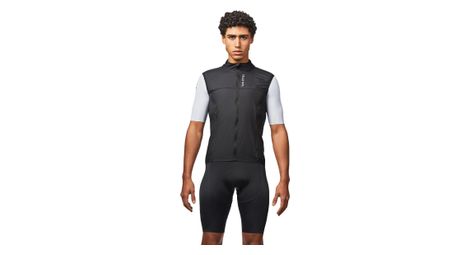 Chaleco cortaviento ultraligero van rysel rcr negro para hombre