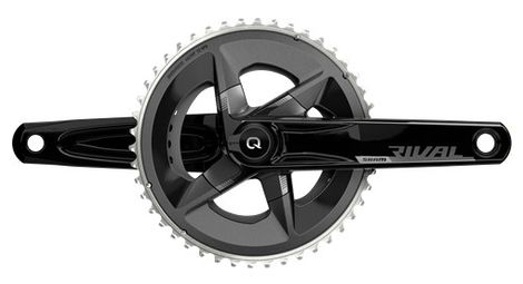 Platos y bielas power sensor sram rival d1 dub 2x12v 46-33 dientes (sin caja) negro