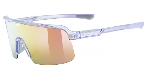 Uvex Dyrt Brille, violett, transparent/rot verspiegelt