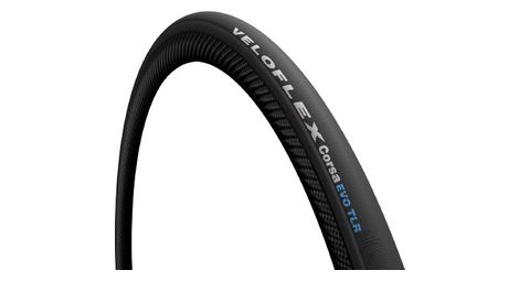 Pneu route veloflex corsa evo 700mm tubeless souple noir