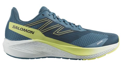 Salomon aero blaze running shoes blue green men's