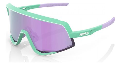 Glendale 100% soft tact green - hiper mirror lens purple