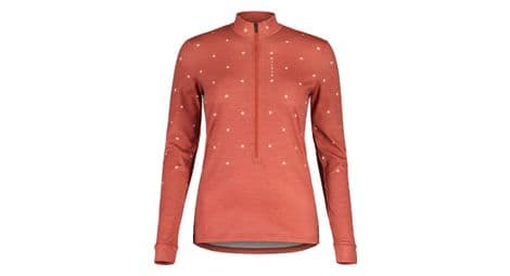 Haut manches longues femme maloja copperbeechm rose