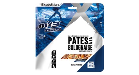 Comida liofilizada MX3 Pasta a la Boloñesa XXL 230g