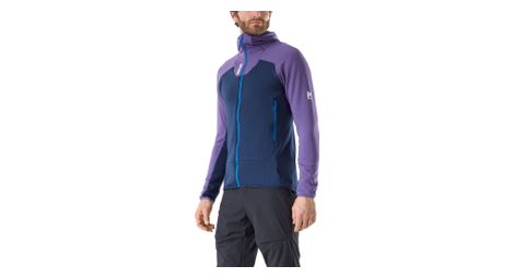 Polaire Millet Kamet Grid Hoodie Bleu/Violet Homme