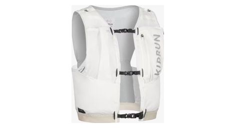 Kiprun 5l white unisex trail gilet