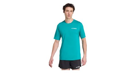Maillot manches courtes adidas terrex xperior vert homme