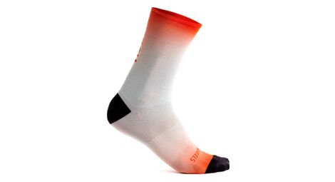 Chaussettes 7mesh fading light 7 5 day break blanc orange