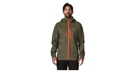 Chaqueta impermeable Patagonia M10 Storm verde para hombre