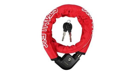 Cadenas renforcé 22 x 1000 mm rouge pour vélo