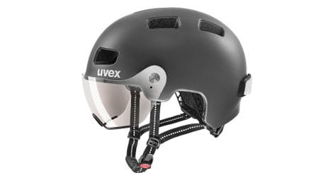 Casque uvex rush visor gris