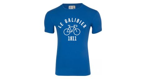 T shirt manches courtes lebram sport d epoque le galiber victoria bleu
