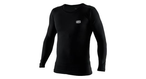 Sous maillot manches longues 100 basecamp base layer noir