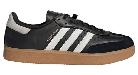 Zapatillas de ciclismo adidas Velosamba Leather Negro/Blanco Unisex