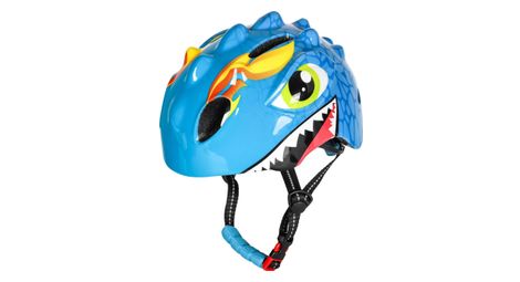 Casque de vélo garçons bleu - dino xs 46/51cm