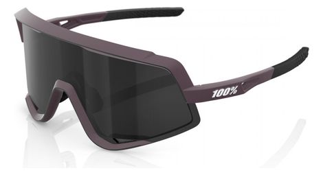 Lunettes 100% glendale violet foncé - verre miroir noir