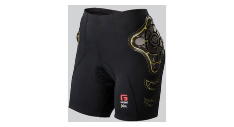Pro b short de protection femme noir jaune