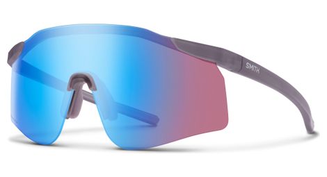 Smith Defy-Brille Matte Meteorit-Glas / Rosa-Blaues ChromaPop-Spiegelglas