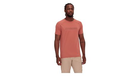 Camiseta tecnica mammut selun fl logo rojo