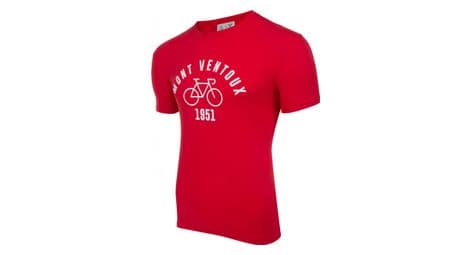 T-shirt korte mouw lebram & sport d'epoque mont ventoux cherry tomatoe / rood