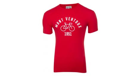 T shirt manches courtes lebram sport d epoque mont ventoux cherry tomatoe rouge