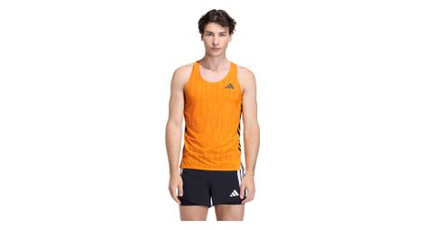 Débardeur adidas Adizero Orange Homme
