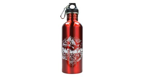 Gourde acier rouge - 1l      accessoires yoga  equipements yoga  yoga