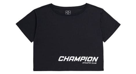 Champion athletic club kort t-shirt zwart