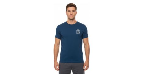 T-shirt Manches Courtes Rubb'r Mountain Addict Bleu marine
