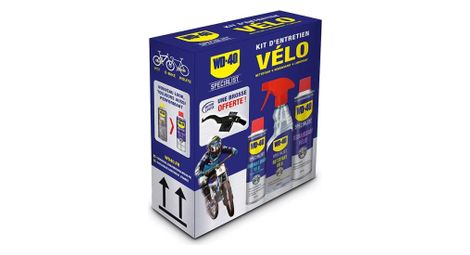 Pack mantenimiento bicicleta wd40 (limpiador 500ml + aceite todas las condiciones 250ml + desengrasante 50ml)