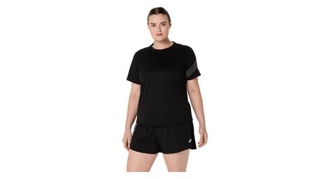 Maglia a maniche corte asics icon black donna
