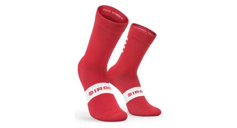 Chaussettes vélo cyclisme homme et femme s1 red flamme rouge rouge