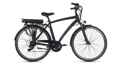 Velo electrique homme aluminium adore versailles 28 e bike noir 250 watt li ion 36 v 10 4 ah 7 vites