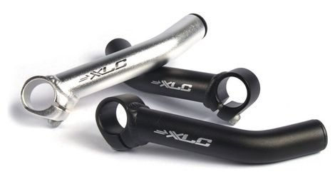 Xlc bar ends noirs coudes be 01 la paire