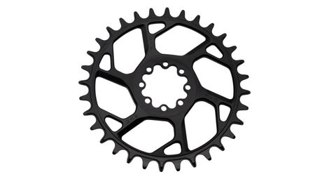 Plato OAK Amulet Offset 3 mm, montaje directo, 11/12/13 velocidades, negro