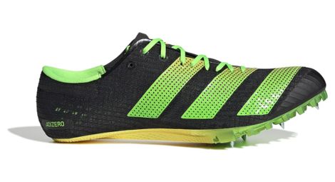 Chaussures athletisme adidas running adizero finesse noir vert jaune unisex