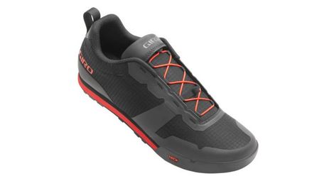 Zapatillas mtb giro tracker negro rojo